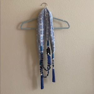 Anthropologie beaded scarf
